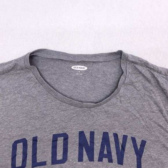 Old Navy 2019 Casual Short Sleeve Graphic T-Shirt Mens Size Extra Large XL Gray - Picture 1 of 10